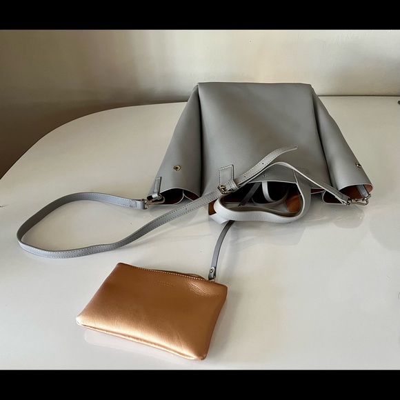 Zara Basic Adjustable Gray copper colors. Removable strap. Excellent condition - Picture 6 of 11